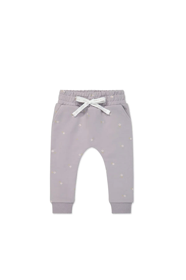 Organic Cotton Morgan Track Pant - Annie Ditzy Violet Ice