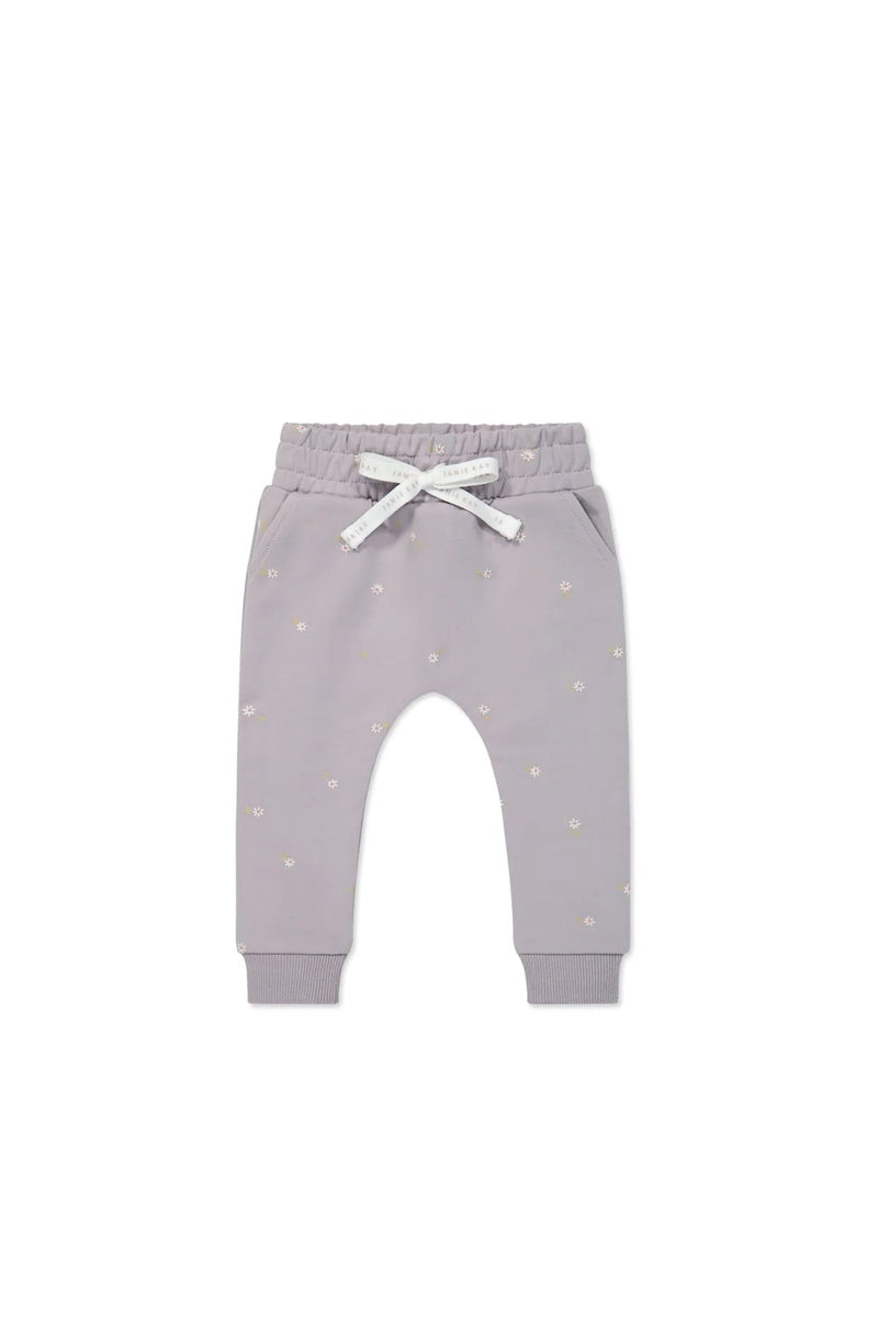 Organic Cotton Morgan Track Pant - Annie Ditzy Violet Ice