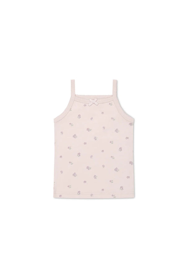 Organic Cotton Singlet - Meredith Violet