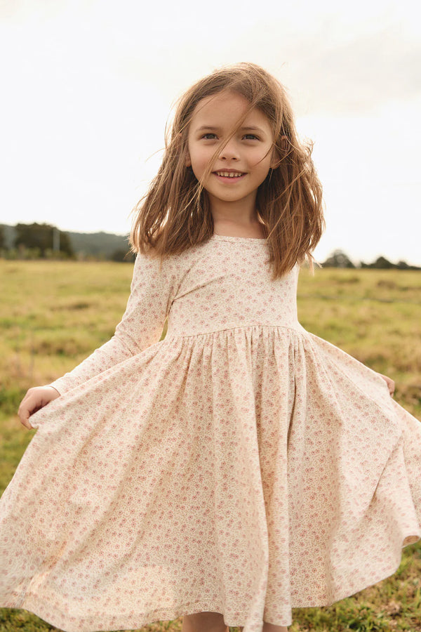 Organic Cotton Tallulah Dress - Emmy Egret