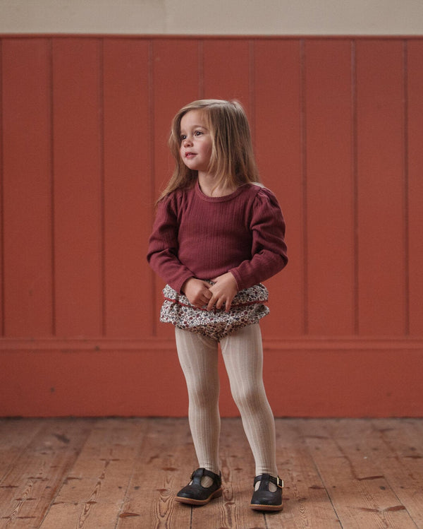 Organic Frilly Bloomers || Cottage Floral
