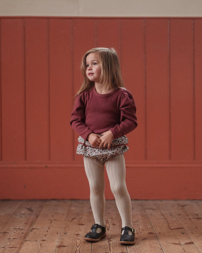 Organic Frilly Bloomers || Cottage Floral