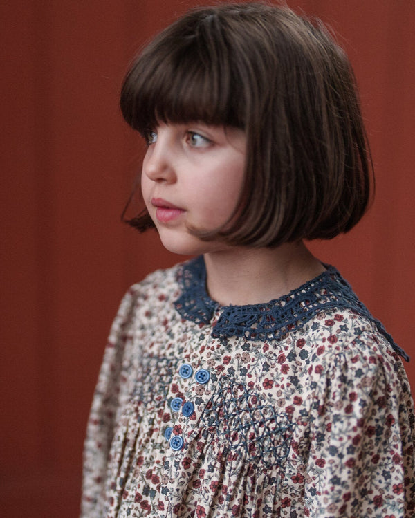 Etta Smocked Dress || Cottage Floral