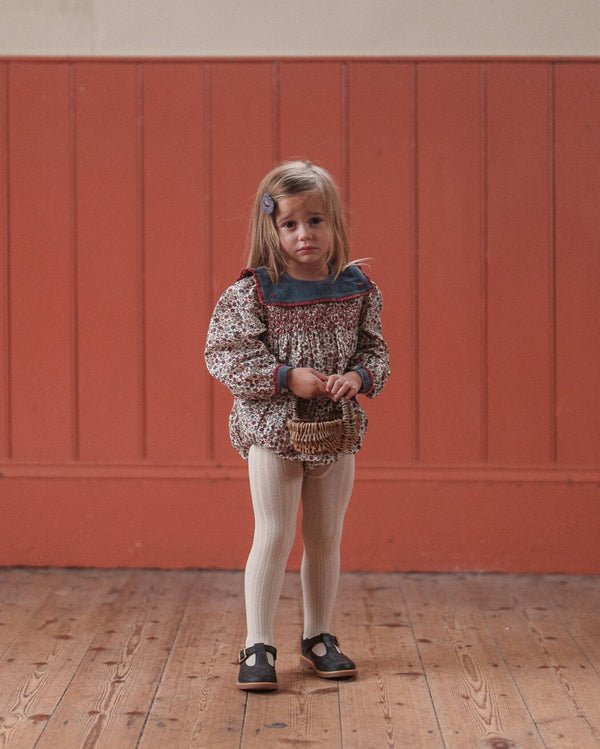 Hallie Romper || Cottage Floral