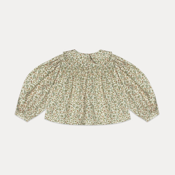 Duck, Duck, Goose Blouse | Oat Busy Wild Floral Organic Cotton