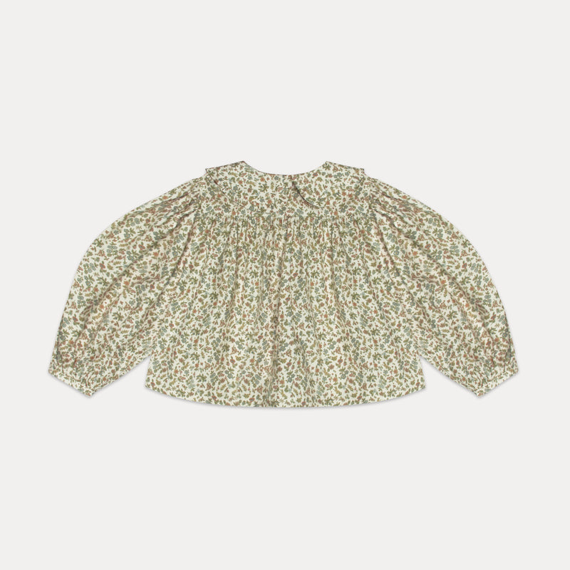 Duck, Duck, Goose Blouse | Oat Busy Wild Floral Organic Cotton