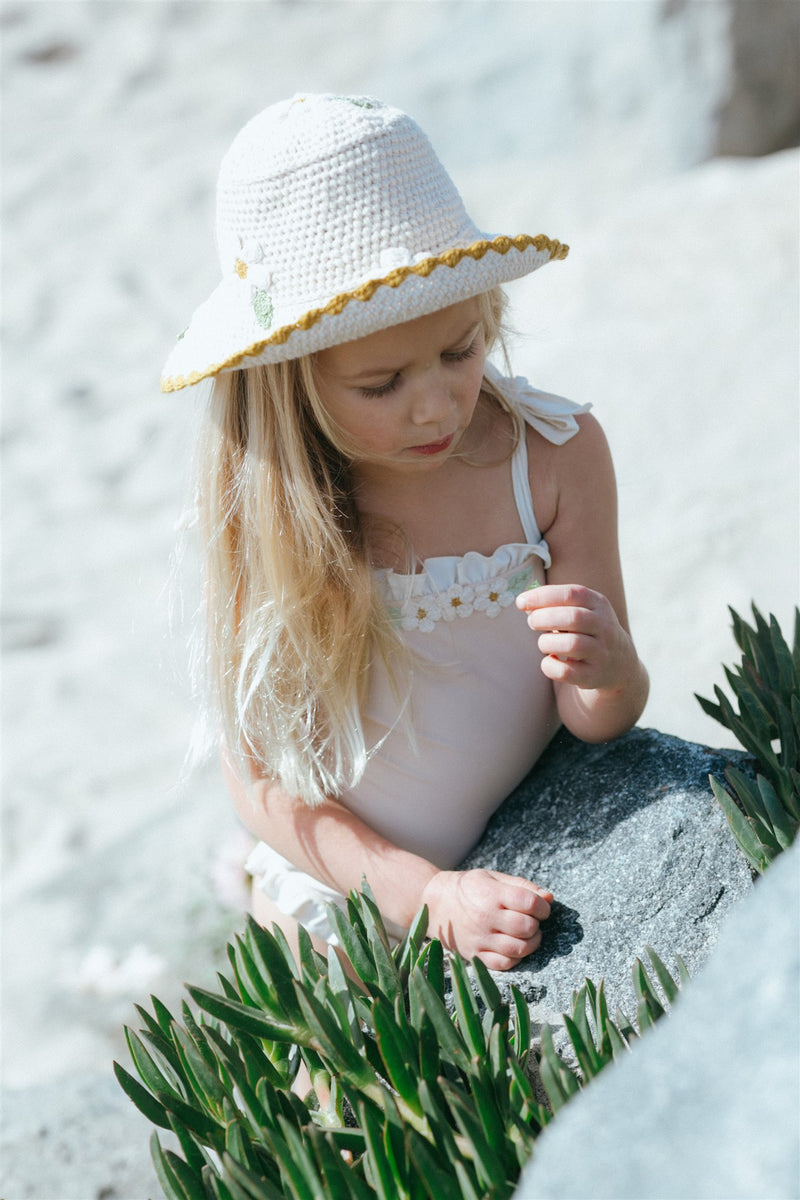 Daisy Swimsuit || Soft Sand