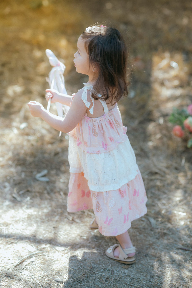 Amber Dress || Petal Pink Butterfly