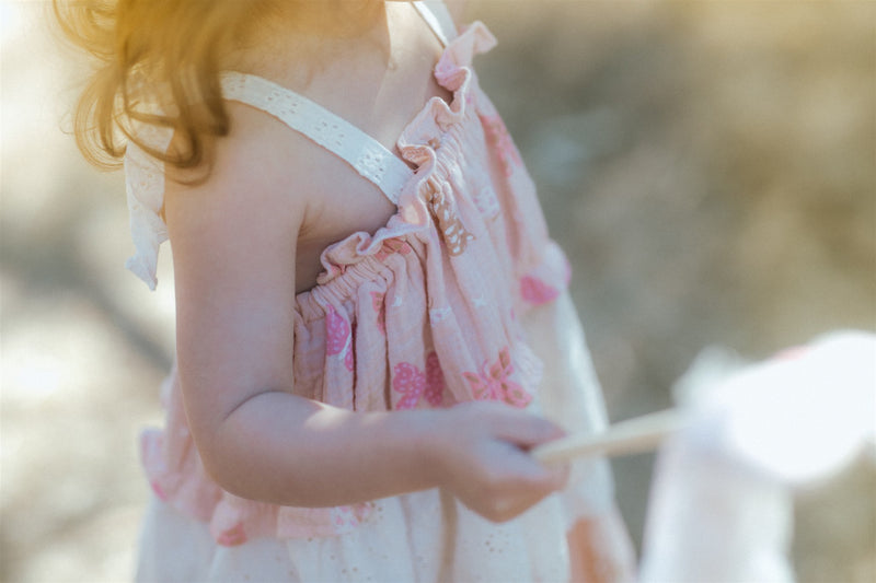 Amber Dress || Petal Pink Butterfly