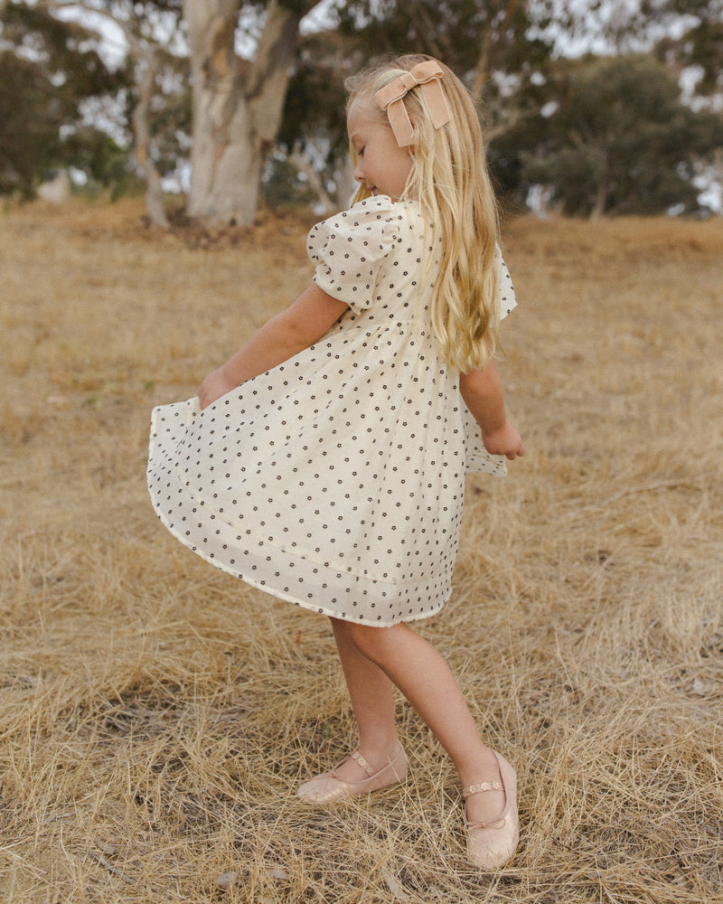 Luna Dress || Flocked Daisy