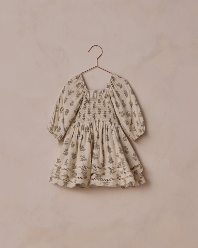 Elodie Dress || French Bouquet, Baby/Toddler Girls Clothing, Noralee - All The Little Bows