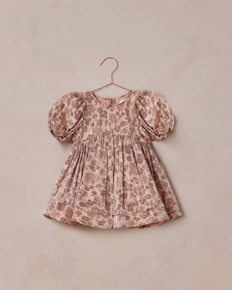 Luna Dress || Harvest Fleur, Baby/Toddler Girls Clothing, Noralee - All The Little Bows