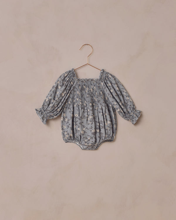 Autumn Romper || French Blue Floral