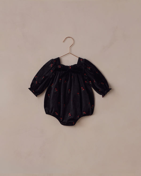 Annette Romper | Velvet Floral