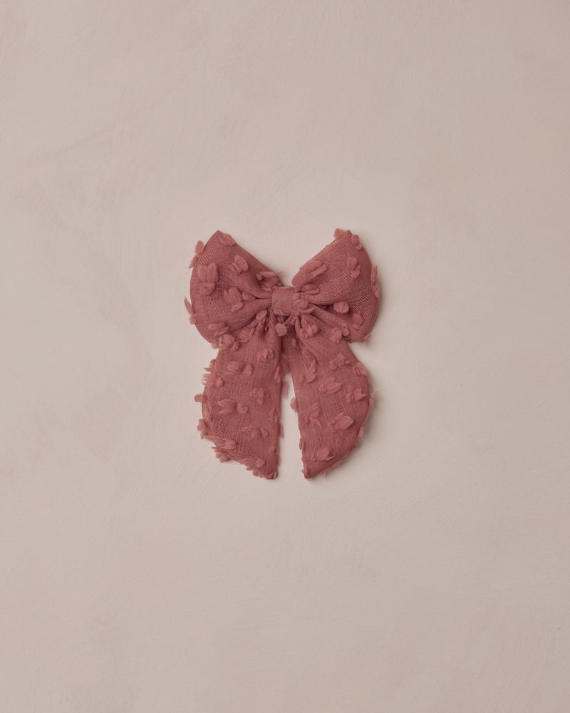 Everly Bow || Raspberry, Baby/Toddler Girls Clothing, Noralee - All The Little Bows