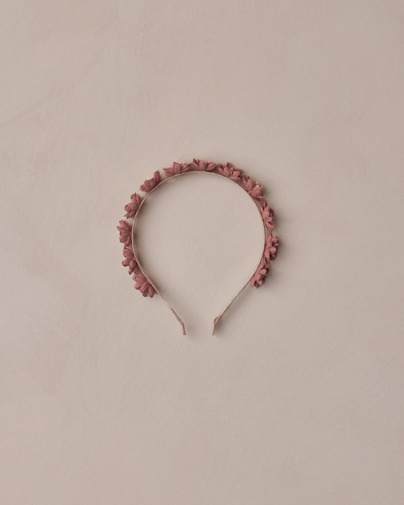 Floral Headband || Raspberry, Baby/Toddler Girls Clothing, Noralee - All The Little Bows