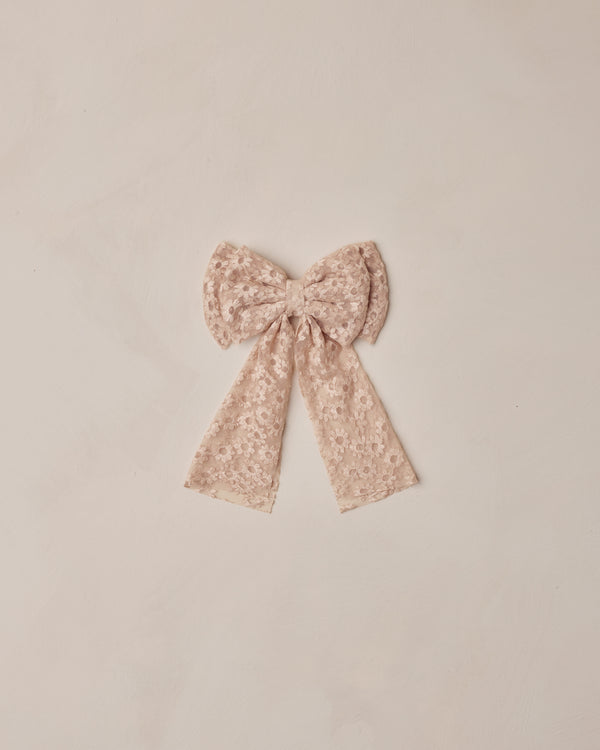 Alice Bow || Rose Embroidered Daisy