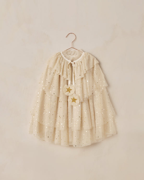 Tulle Cape || Champagne Stars