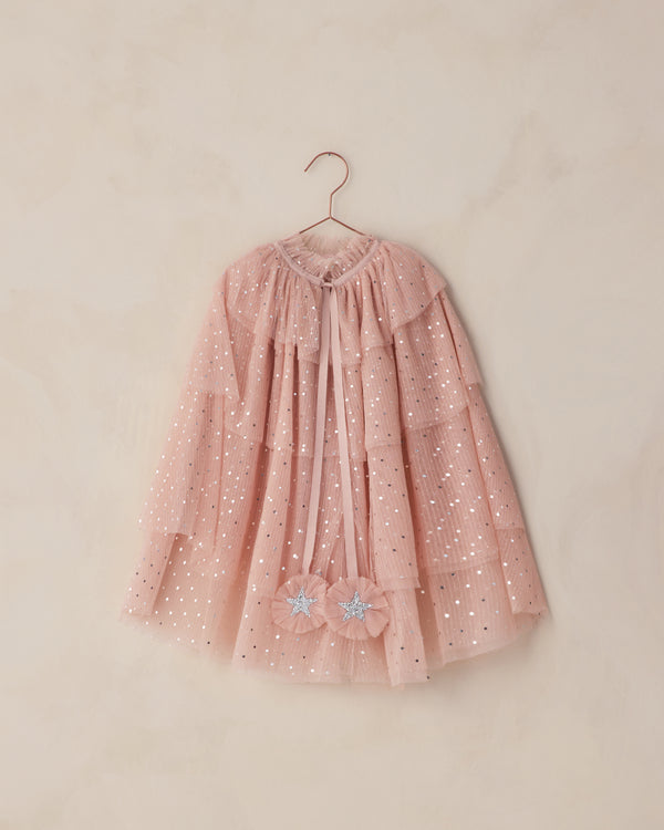 Tulle Cape || Rose