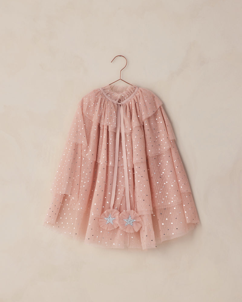 Tulle Cape || Rose