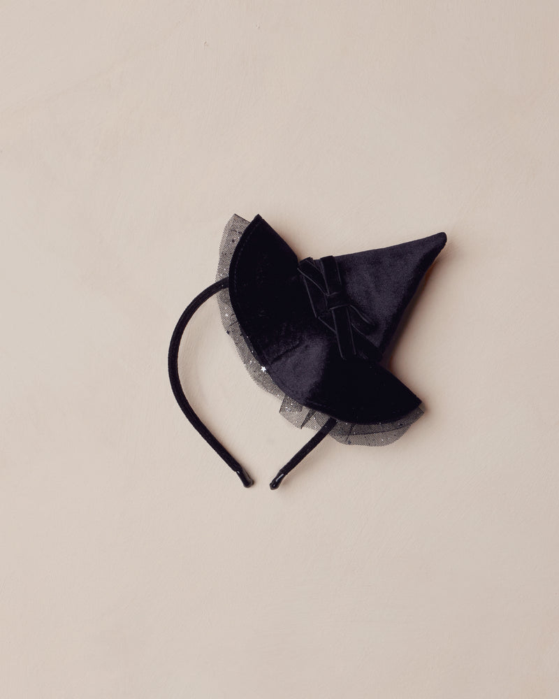 Witch Hat Headband || Black