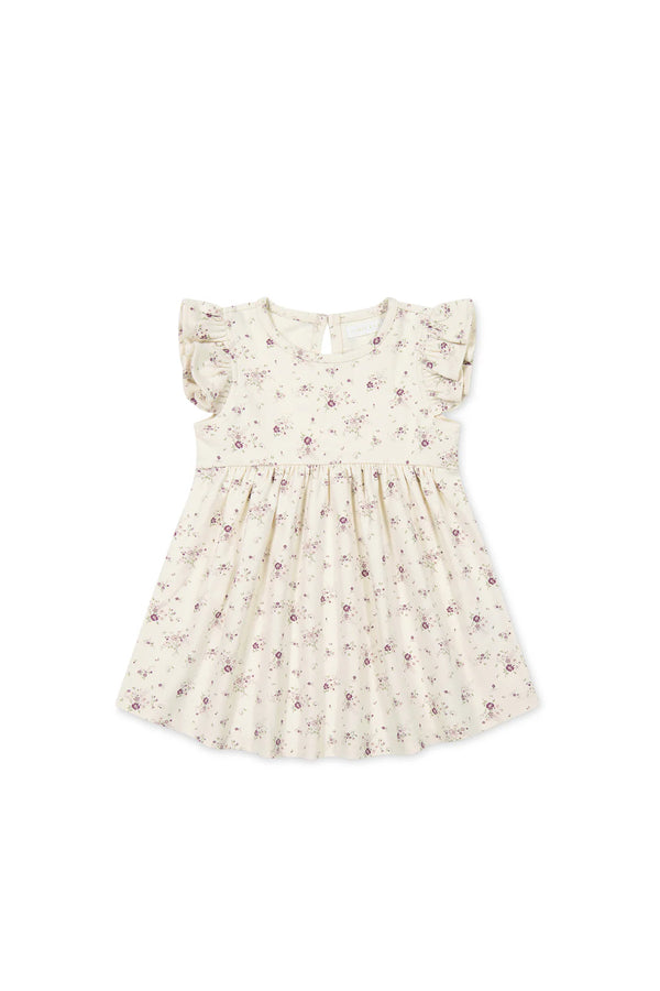 Organic Cotton Ada Dress - Sweet William Floral