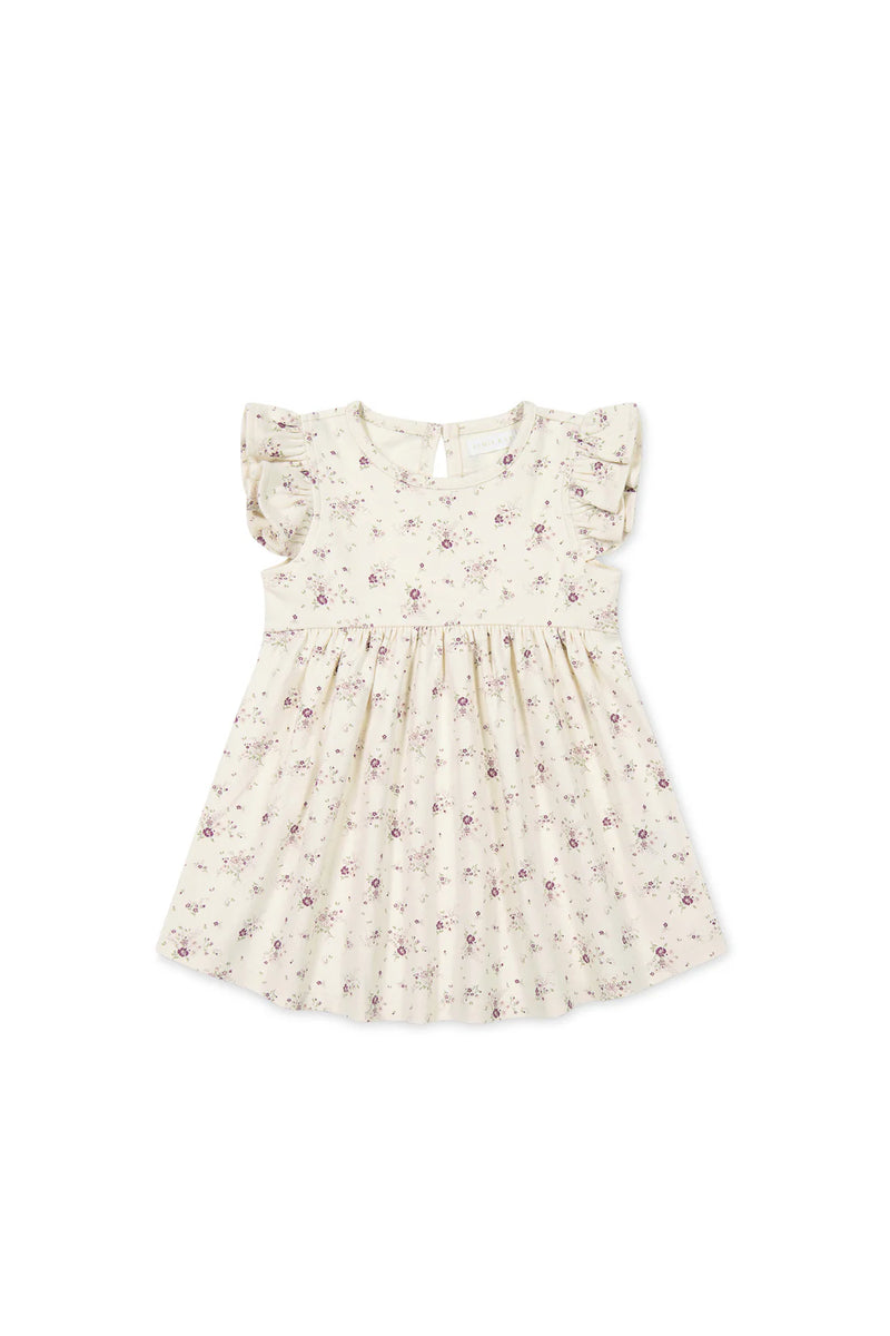 Organic Cotton Ada Dress - Sweet William Floral