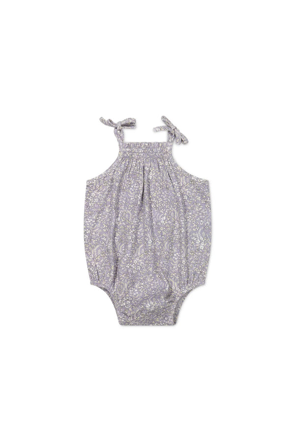 Organic Cotton Cassie Playsuit - April Lilac