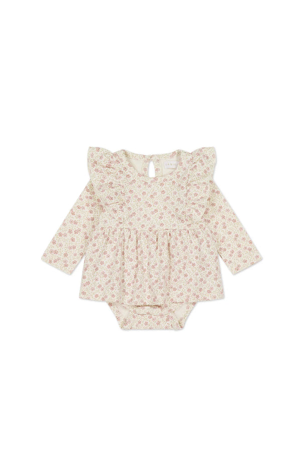 Organic Cotton Vivienne Playsuit - Emmy Egret