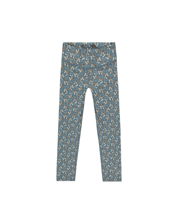 Basic Legging || Blue Floral (+ Teen)