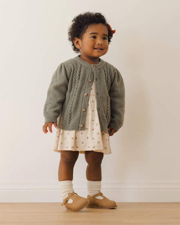Holly Cardigan || Forest, , Quincy Mae - All The Little Bows