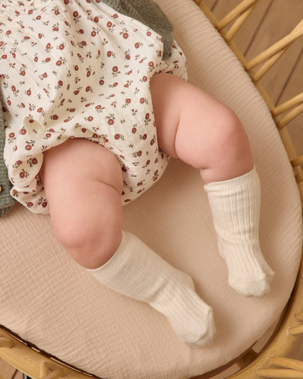 Eden Romper || Winter Ditsy, Girls Romper, Quincy Mae - All The Little Bows