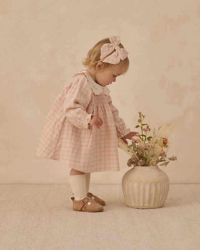 Quincy Mae - Bow || Pink Plaid - All The Little Bows