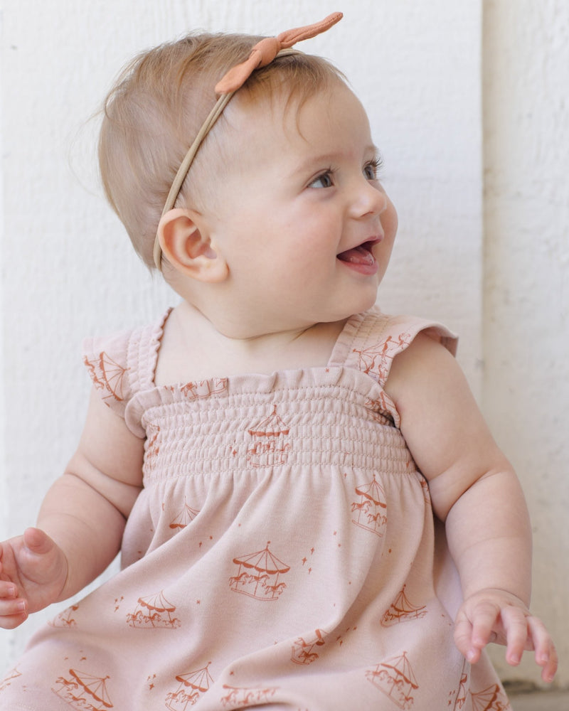 smocked jersey dress Carousel 2-3Y color:Mocha WRKEKC Business Casual Pants Price_$400 to $500 Sleeveless maxi dress in
