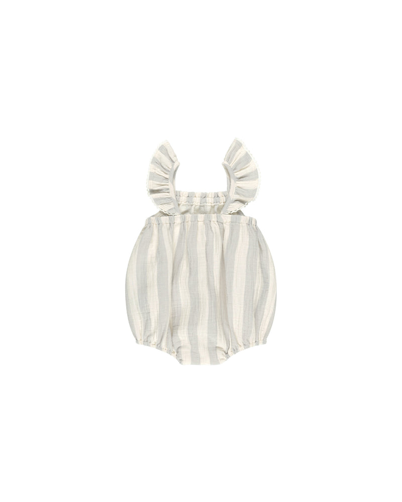 Bonnie Romper || Sky Stripe