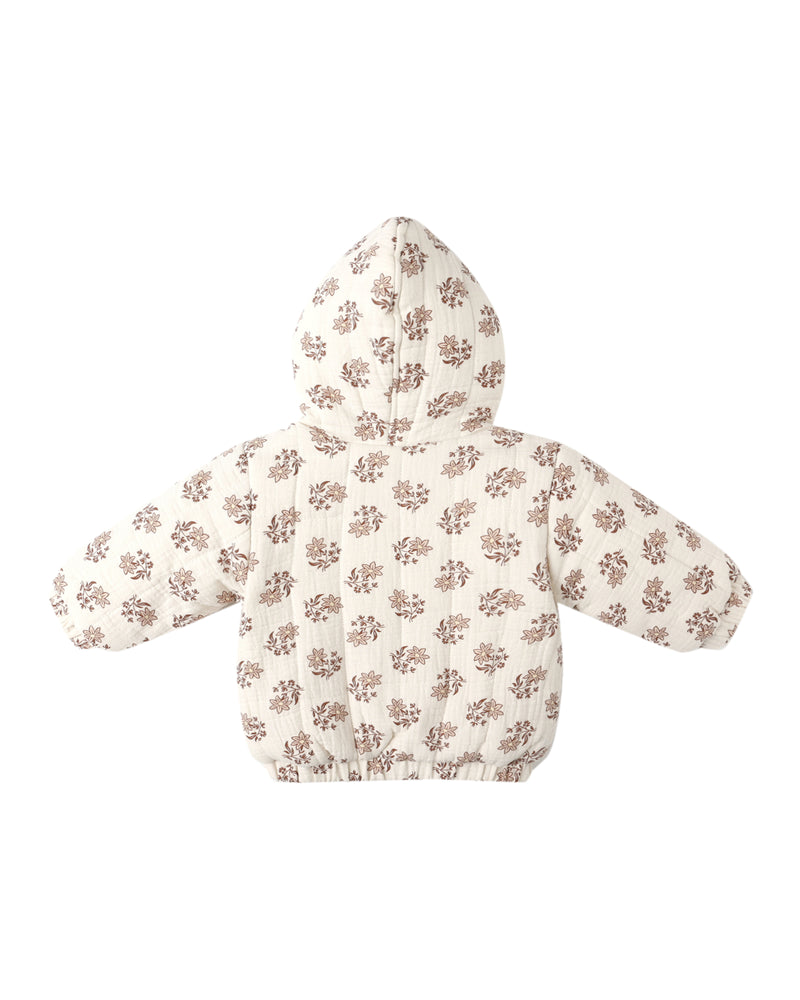 Hooded Woven Jacket || Daylily