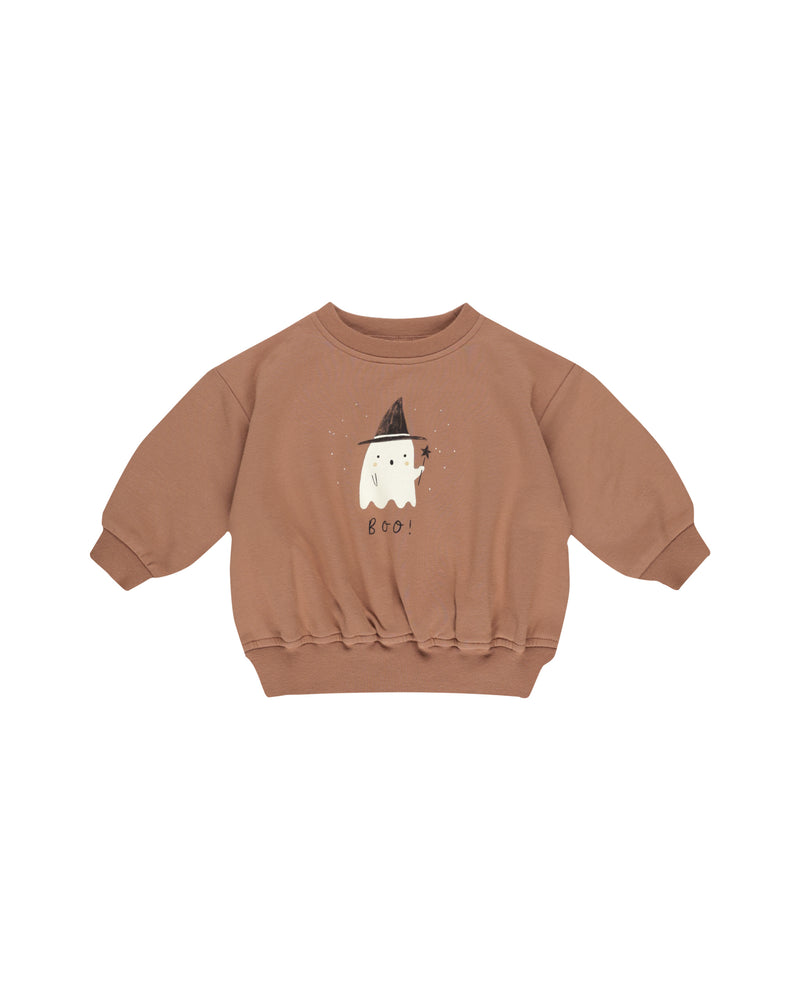 Relaxed Fleece Sweatshirt || Boo