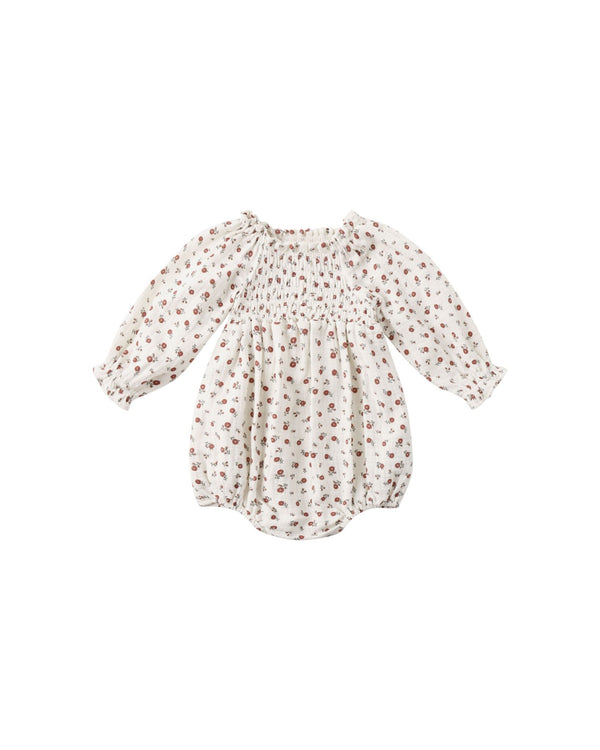 Eden Romper || Winter Ditsy, Girls Romper, Quincy Mae - All The Little Bows