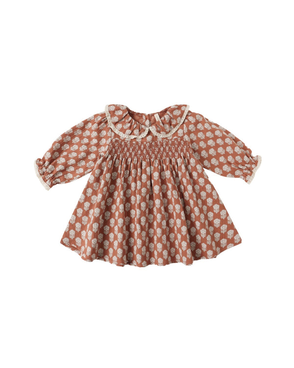 Callie Dress || Holiday Fleur, Girls Dress, Quincy Mae - All The Little Bows