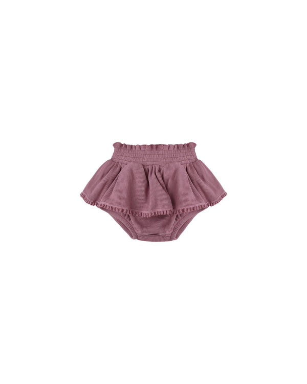 Skirted Bloomer || Mulberry, Baby/Toddler Girls Clothing, Quincy Mae - All The Little Bows
