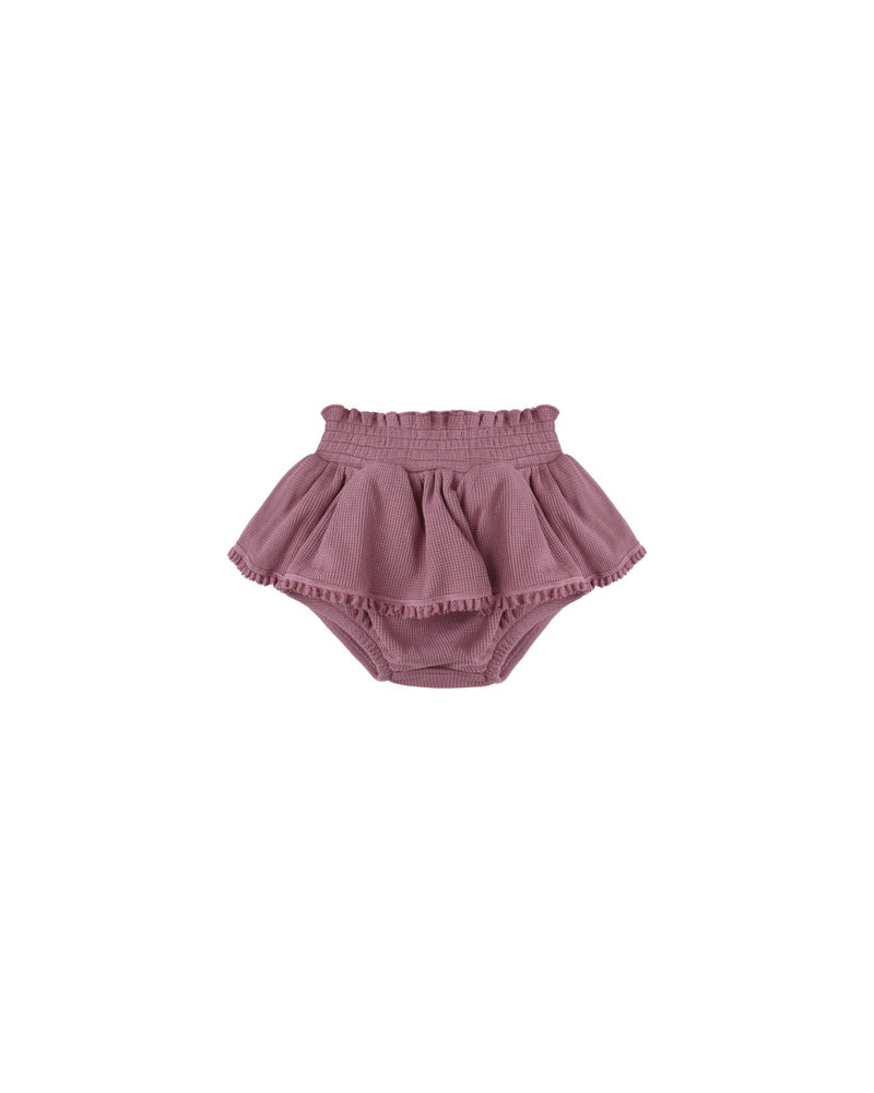 Skirted Bloomer || Mulberry, Baby/Toddler Girls Clothing, Quincy Mae - All The Little Bows