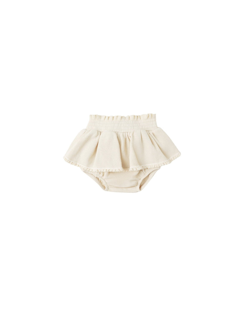 Skirted Bloomer || Natural, Baby/Toddler Girls Clothing, Quincy Mae - All The Little Bows