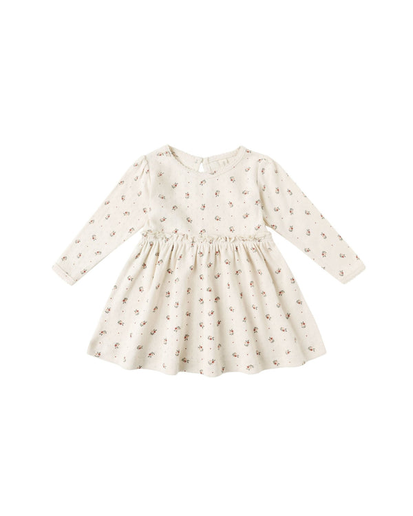 Alda Dress || Holly Berry, Baby / Toddler / Girls Dress, Quincy Mae - All The Little Bows