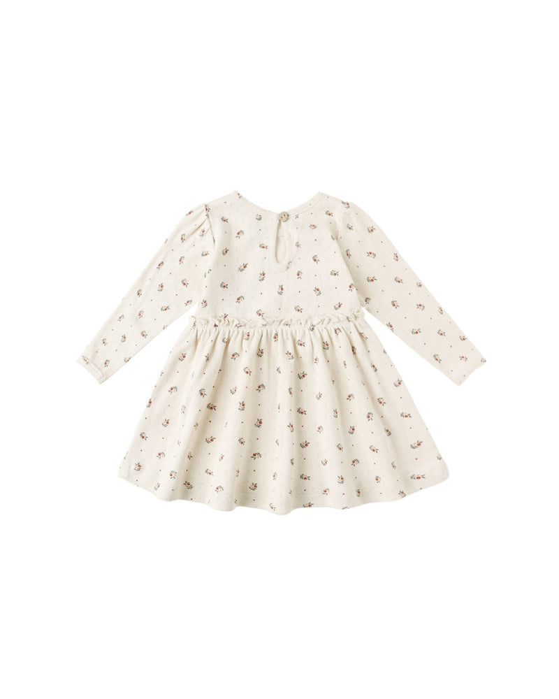 Alda Dress || Holly Berry, Baby / Toddler / Girls Dress, Quincy Mae - All The Little Bows