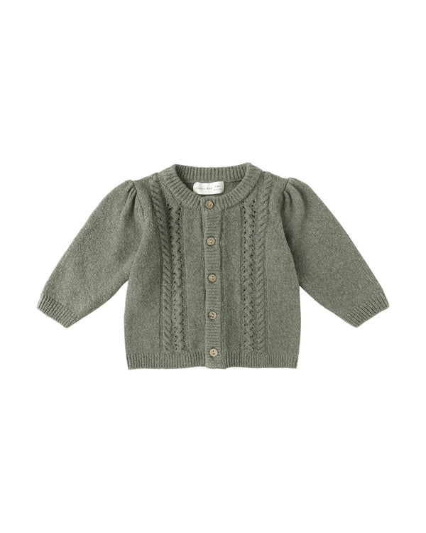 Holly Cardigan || Forest, , Quincy Mae - All The Little Bows