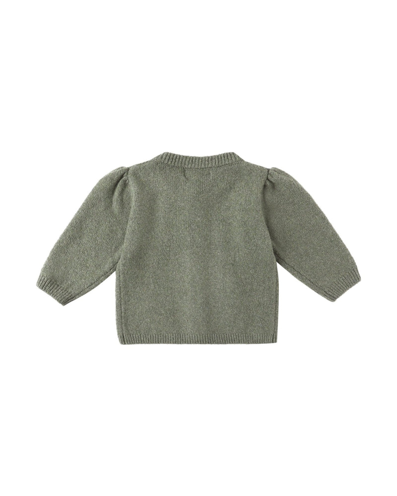 Holly Cardigan || Forest, , Quincy Mae - All The Little Bows