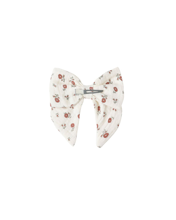 Bow || Winter Ditsy, Girls Hair Bow, Quincy Mae - All The Little Bows