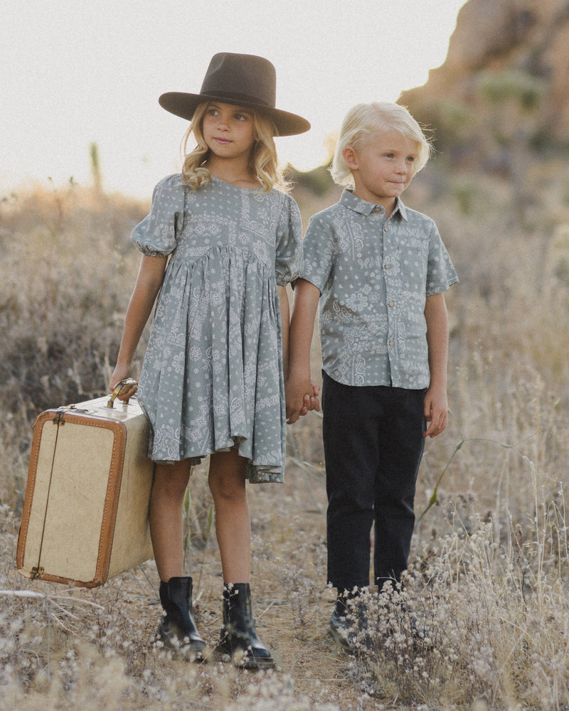 Rose Dress || Laurel Bandana