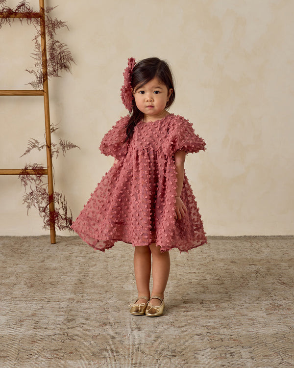 Luna Dress || Raspberry