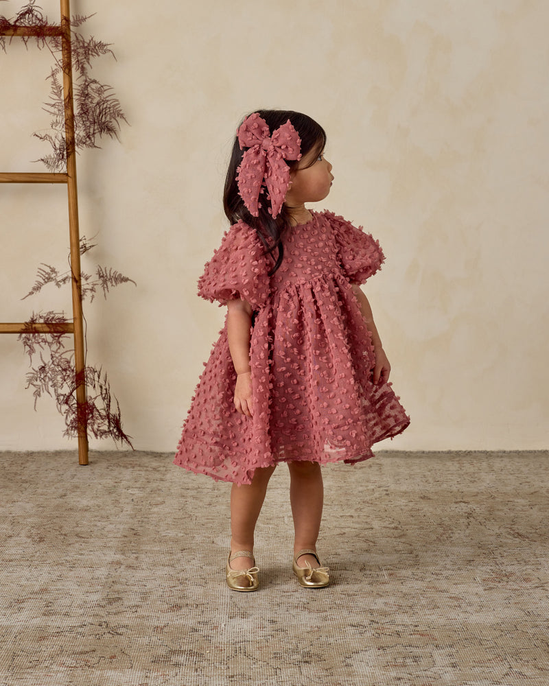 Luna Dress || Raspberry